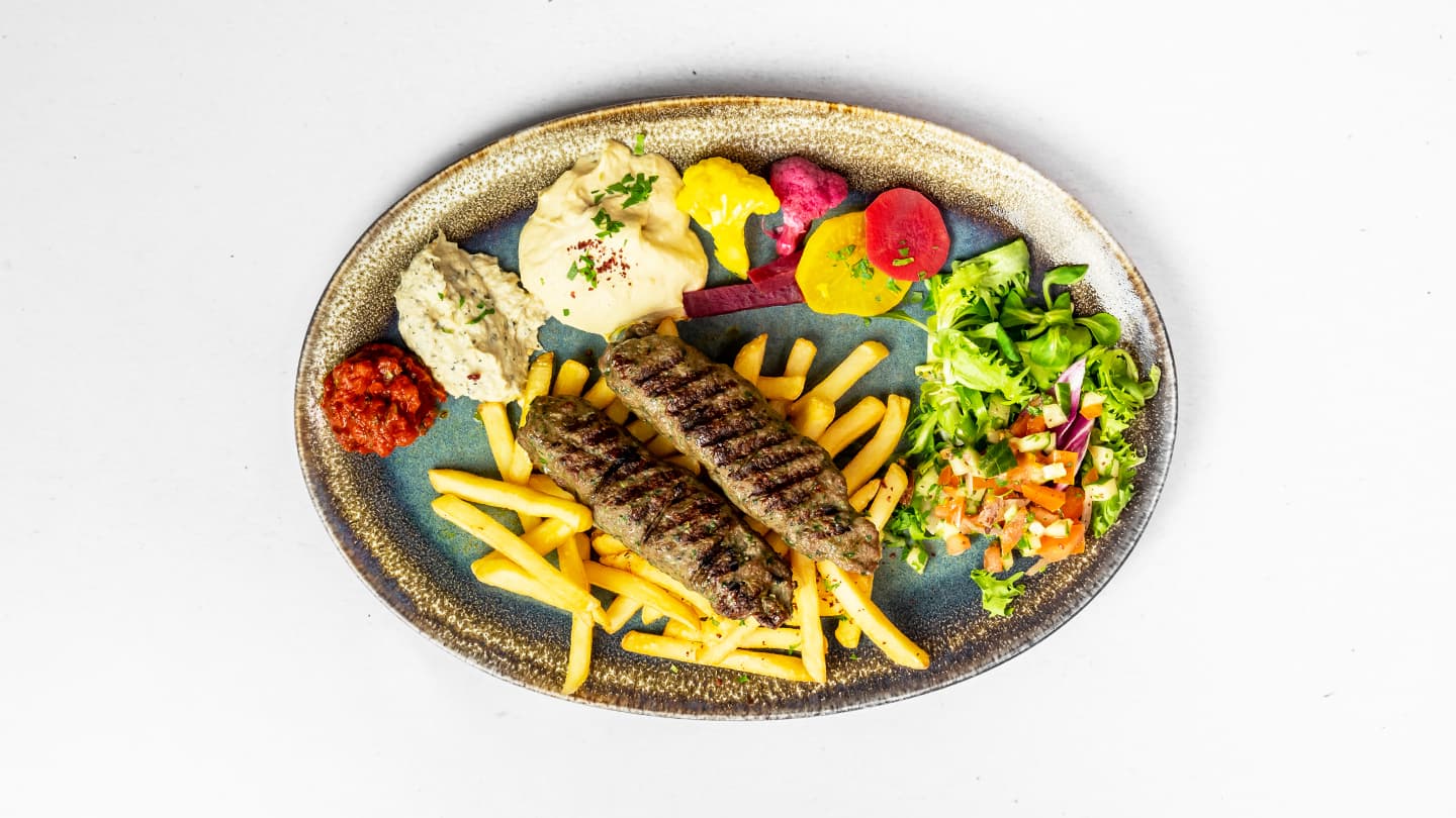 Shishkabab Meal-Šiškabab menu